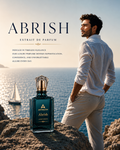 Abrish Extrait de Parfum by Antrilion — ocean backdrop campaign